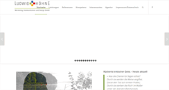 Desktop Screenshot of ludwig-hoehne.de